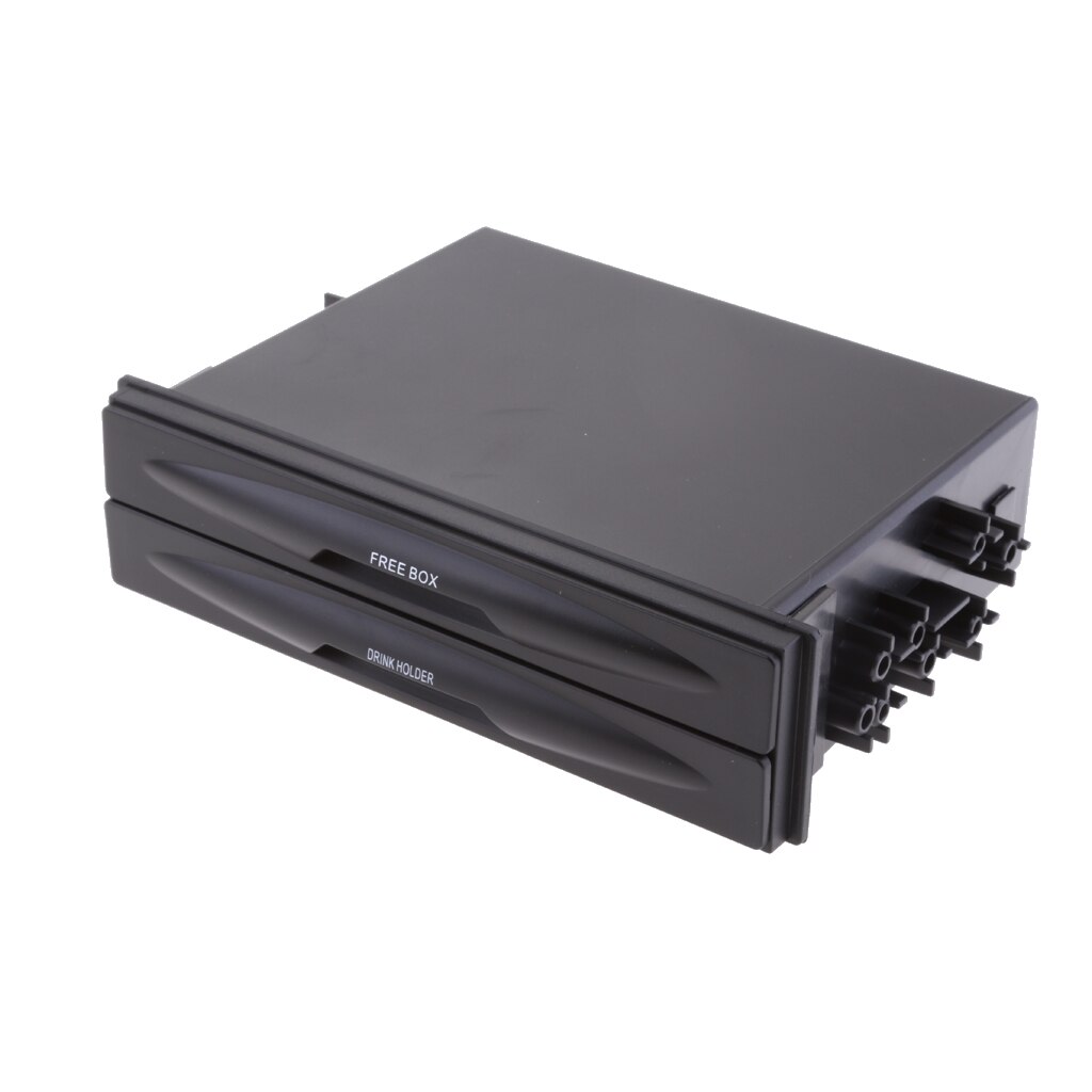 Universal Single Double Din Radio Pocket Car Drink Cup Holder Storage Box Organizer Car Front Cup Holders Drink Bottle Stand