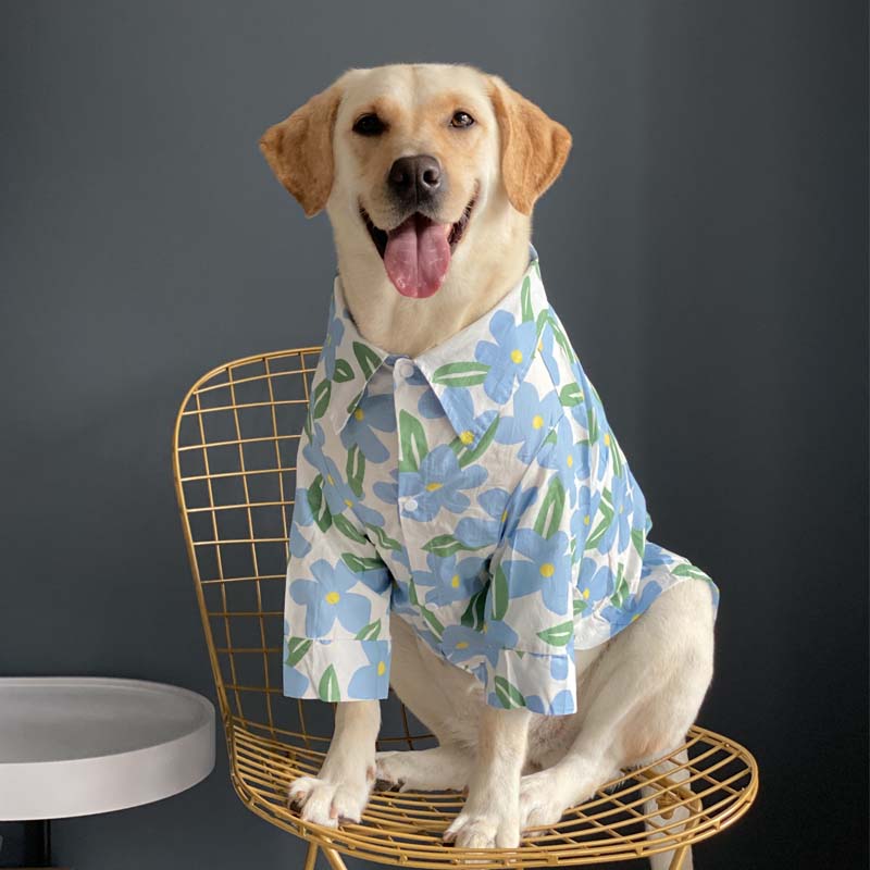 Floral Print Dog Shirts Cool Outfit For Dogs 9 Sizes Available Now