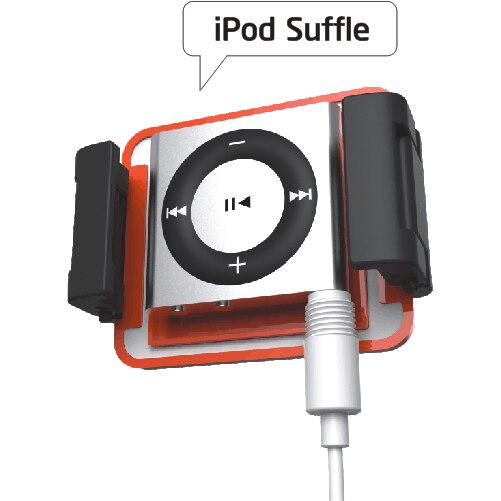 Boîtier Tayogo C02 étui pour iPod étanche Shuffle Mate pour la natation convertit un iPod Shuffle en lecteur de musique étanche IPX 8
