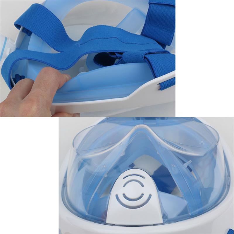 All Dry Silicone Snorkeling Suit Anti-fog Diving Mask Full Face Snorkel Equipment Mask