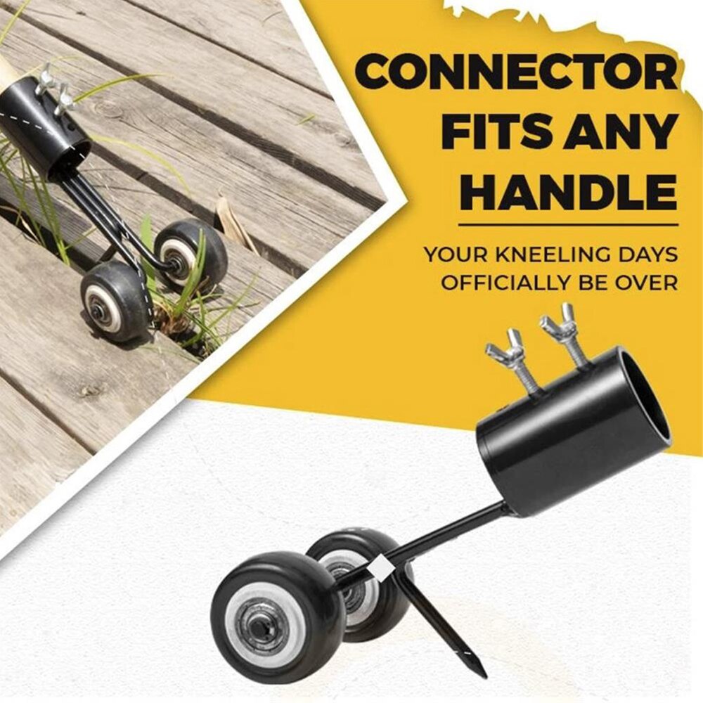 Weeding Tool Grass Snatcher Can Adjust Roller Slot Weeder Portable Garden Grass Trimmer Lawn Grass Cutter Edger Gardening Mowing