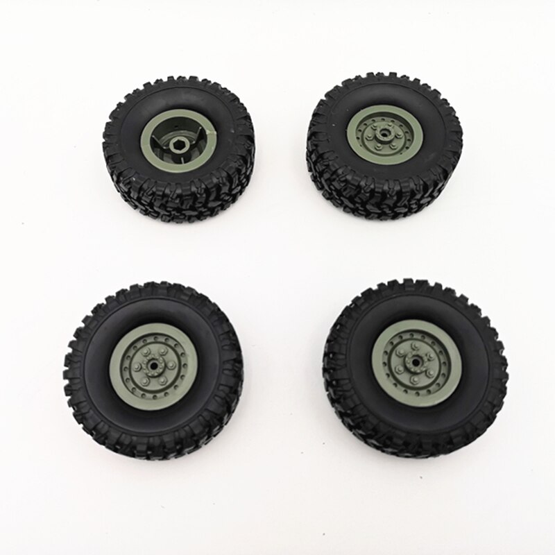 For Wpl Rc Car Accessories Diy 4-Wheel Trailer Truck Gaz Truck Car Part Replacement(Green)