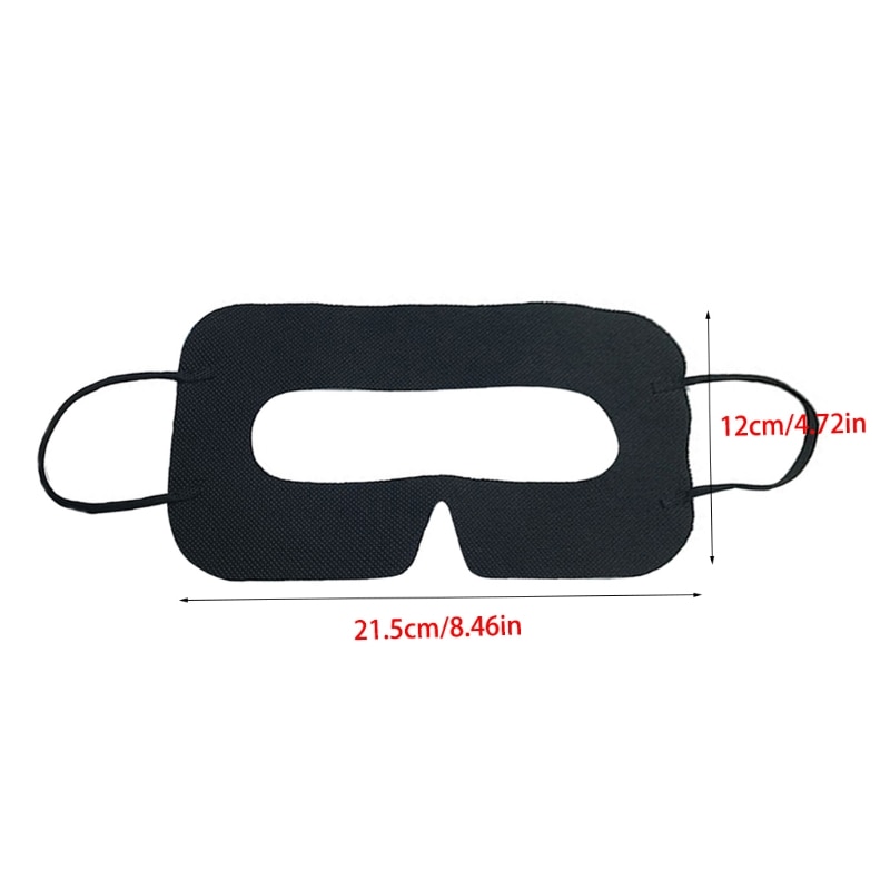 100 Pcs Hygiene VR Mask Pad Black Disposable Eye mask for Vive 3D Virtual Realit