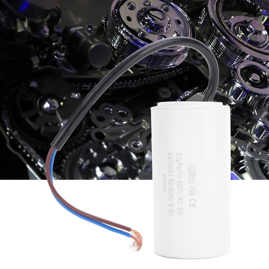 CBB60 Motor Run Capacitor 450V 50uF ESR 0.2 Microfarad Capacitor Motor Start Capacitors