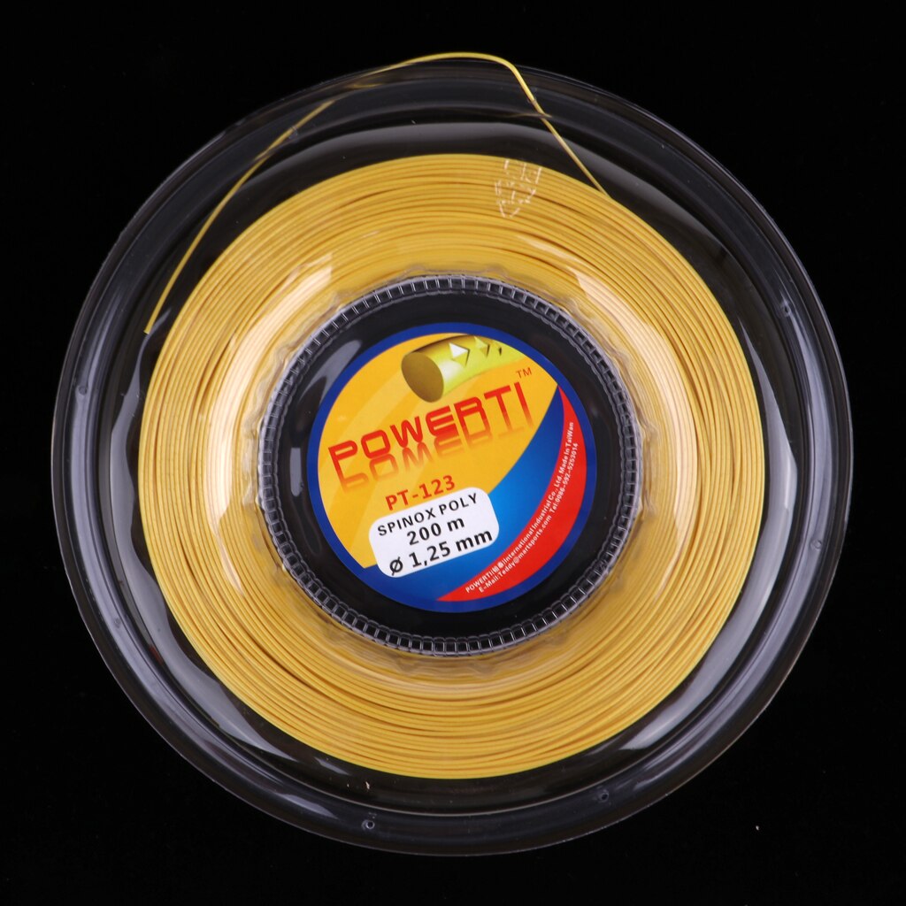 High Elastic Tennis Racket Racquet Strings 200m 1.25mm Replacement for Sports Lover