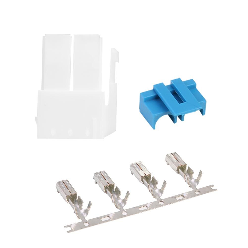 ALLOYSEED 4-Pin conector de alimentación macho del Icom IC-7000 IC-7100 IC-7400 IC-7600 YAESU FT-450 KENWOOD TS-480 Radio DIY enchufe de Cable