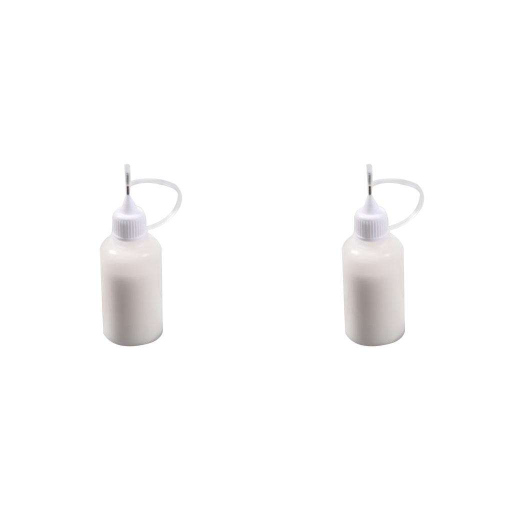 30 ml leere Kleberflasche mit Nadel, Präzisionsspitzen-Applikatorflasche für Papierquilling, DIY-Handwerk: Licht Grün
