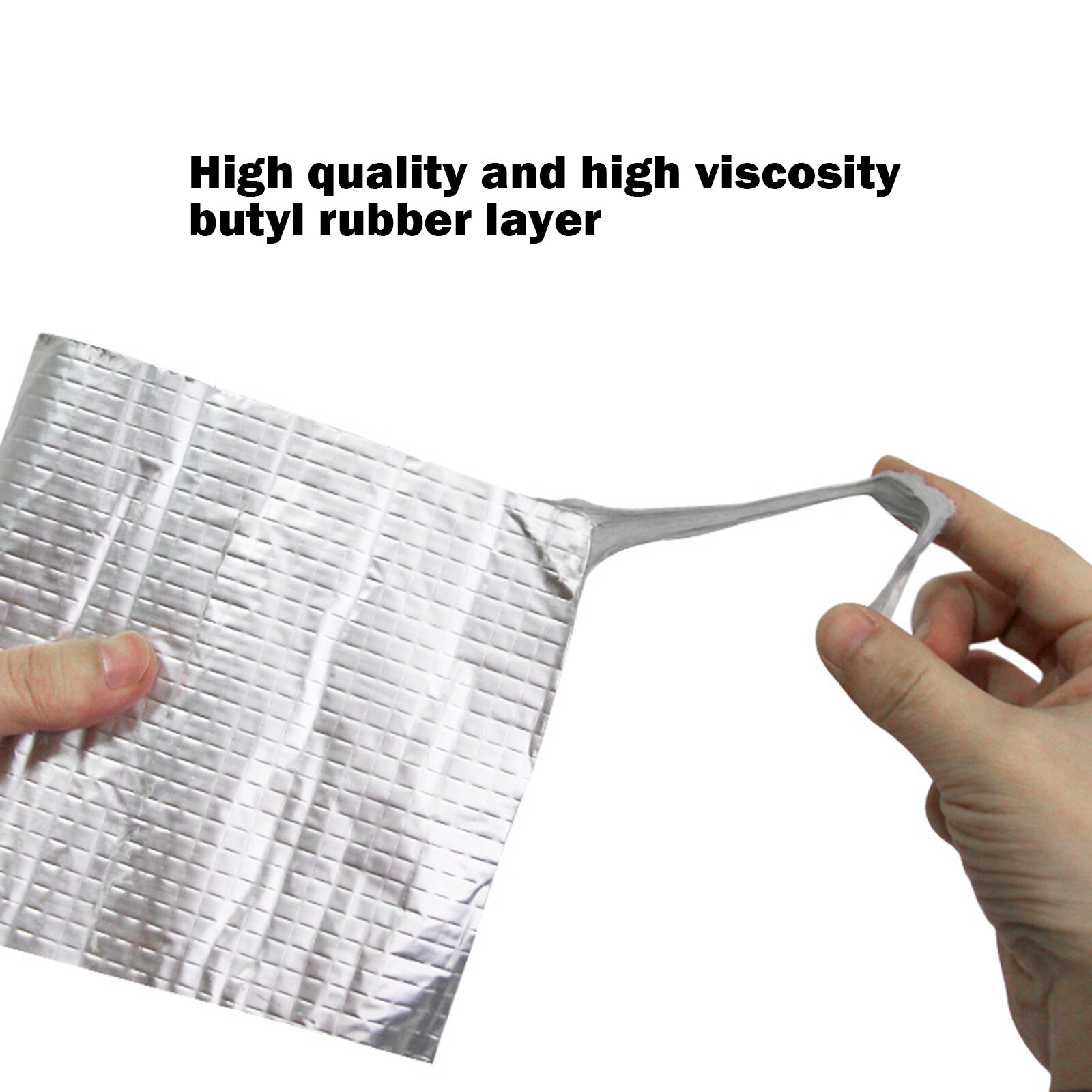 Nastro di riparazione nastro di alluminio in gomma butilica Super impermeabile nastri adesivi per riparazione adesivi per tetto tubo dell'acqua adesivo per passerella