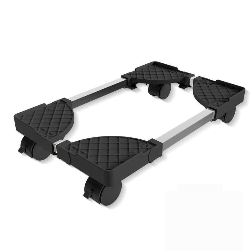 Adjustable Mobile CPU Stand Heavy-Duty PC Tower Stand With 4 Caster Wheels Ventilated Under Desk CPU Holder PC Floor Cart: green