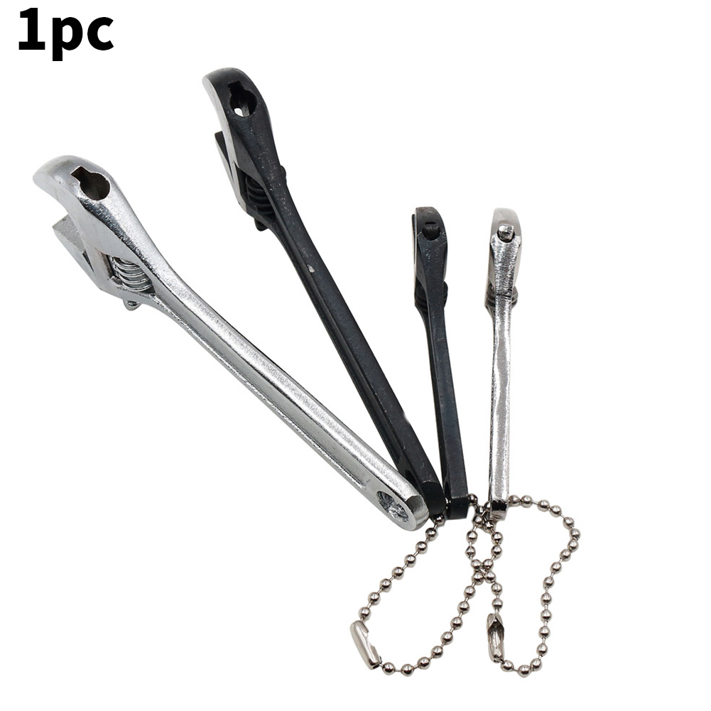 Multifunction Mini Wrench Quick Metal Repair Portable Hand Tool Jaw Spanner High Strength With Chain Universal Adjustable Wrench