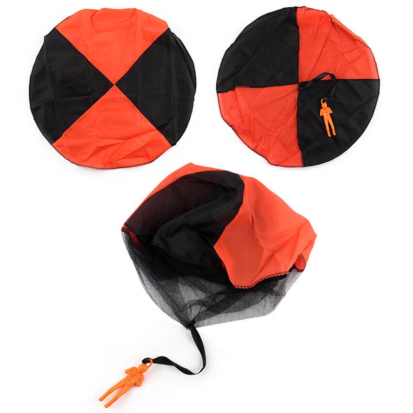 1 Pcs Hand Gooien Kids Mini Spelen Parachute Speelgoed Kids Outdoor Games Kinderen Educatief Speelgoed Soldaat Outdoor Sport: Oranje