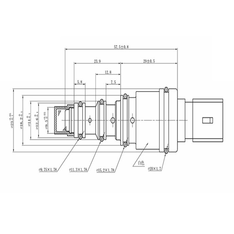 For Delphi V5 CVC-7 AC Compressor Control Valve Valvula Torre For Renault