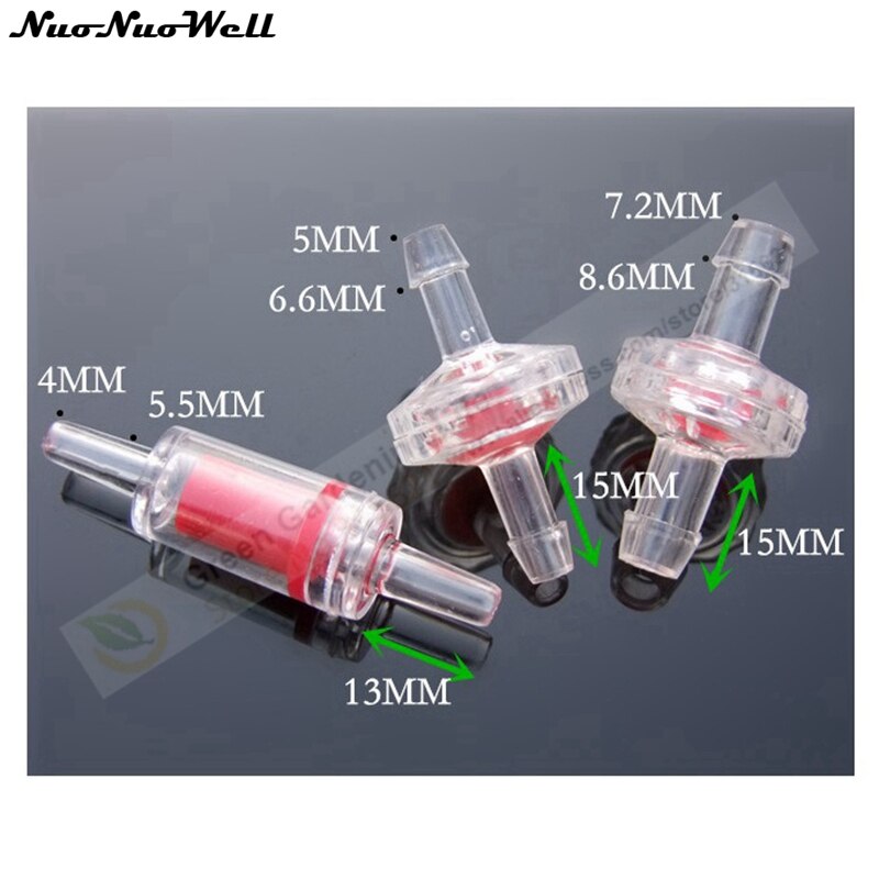 4mm/5mm/7mm Backflow Prevention Joint Hose End Connectors Water Pipe Fitting One-way Check Valve Micro Irrigation Systems