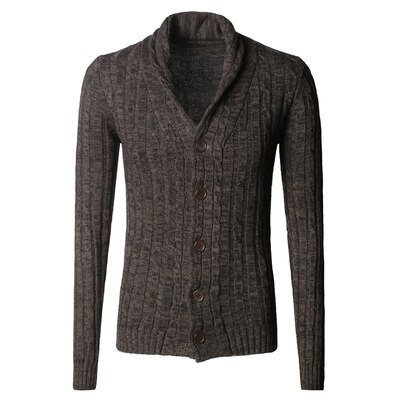 Herren zur Seite fahren männlichen v-ausschnitt Winter Strickjacke männer Strickwaren zur Seite fahren Dünne Beiläufige Mantel strickjacke masculino herbst J281-2: Blume Kaffee / L