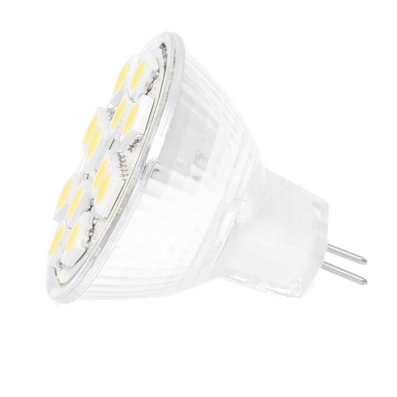 ! 2W MR11 GU4 120-144LM Led Lamp 12 5050 Smd Witte Lamp