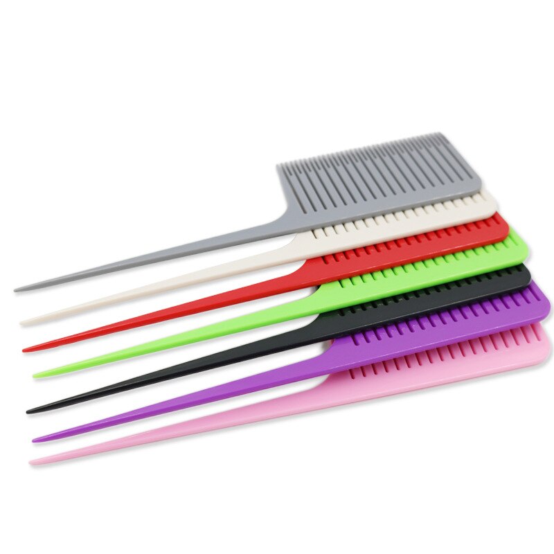 Peine de teñido de cola Pro-pelo teñido tejido corte peines cepillo de pelo para salón de peluquería resistente a altas temperaturas