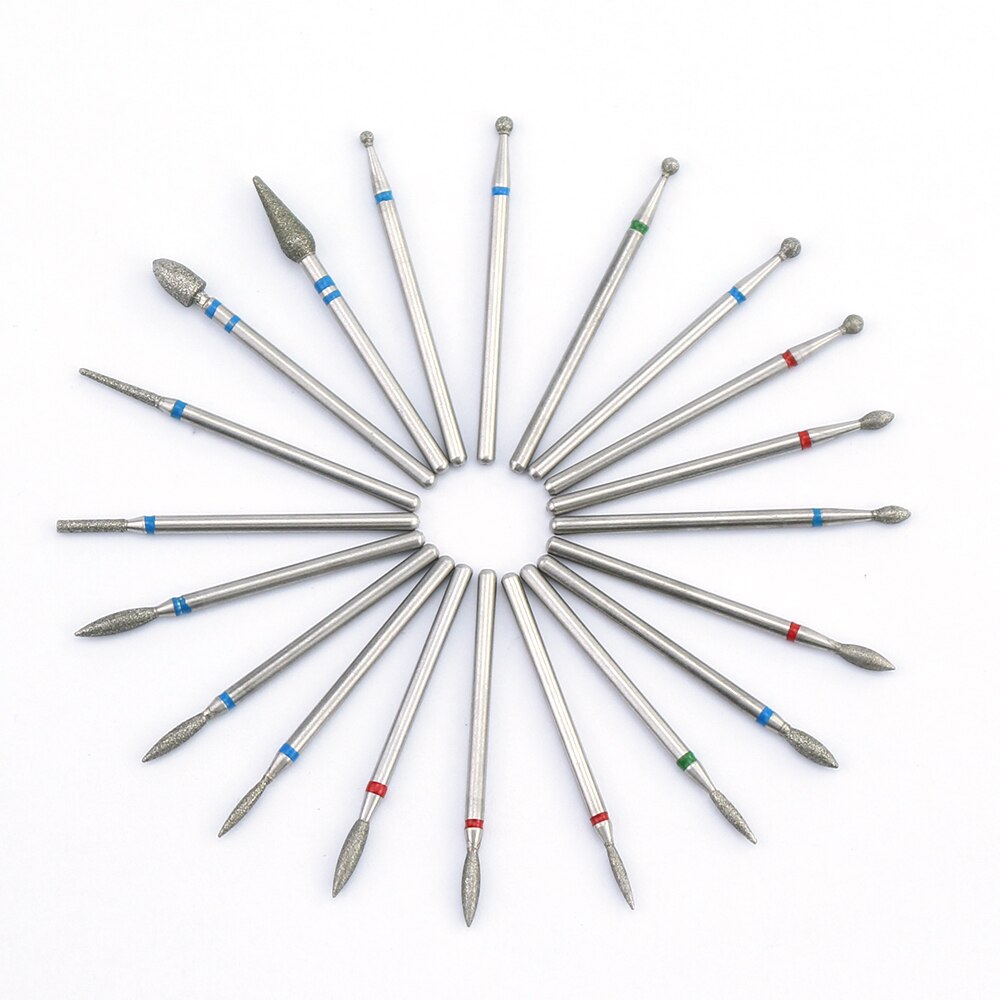 1pcs Milling Cutter Diamond Nail Drill Rotary Bits Milling Cutter For Manicure Burr Cuticle Clean Drill Bit Electric Cutter
