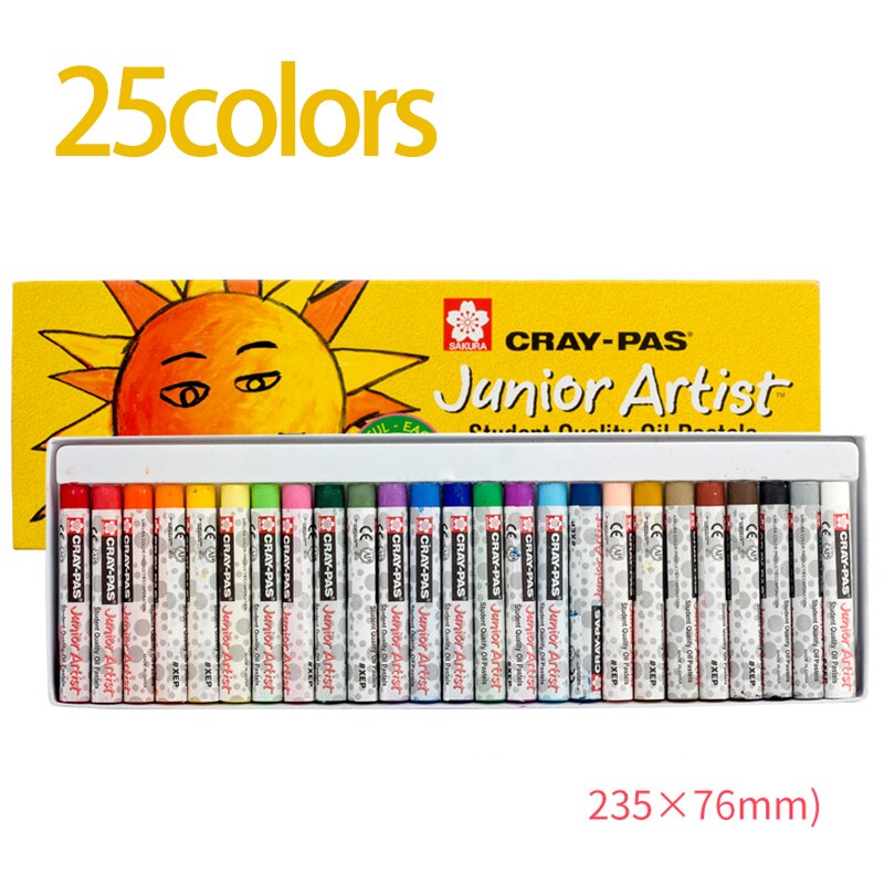 12/24/50 Mooie Sakur Olieverfschilderij Stok Professionele Grade Wasbare Art Graffiti Kleuren Schilderen Set Kinderen Kleurpotloden: Rood