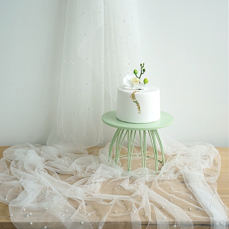 Sweetgo perle dug til kagebord 145*100cm/300cm stjerneklar univers stil baggrund klud boligindretning tilbehør