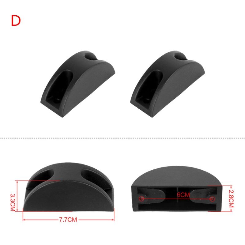 1 paio di piedini per bagagli in plastica di ricambio per piedini per valigie