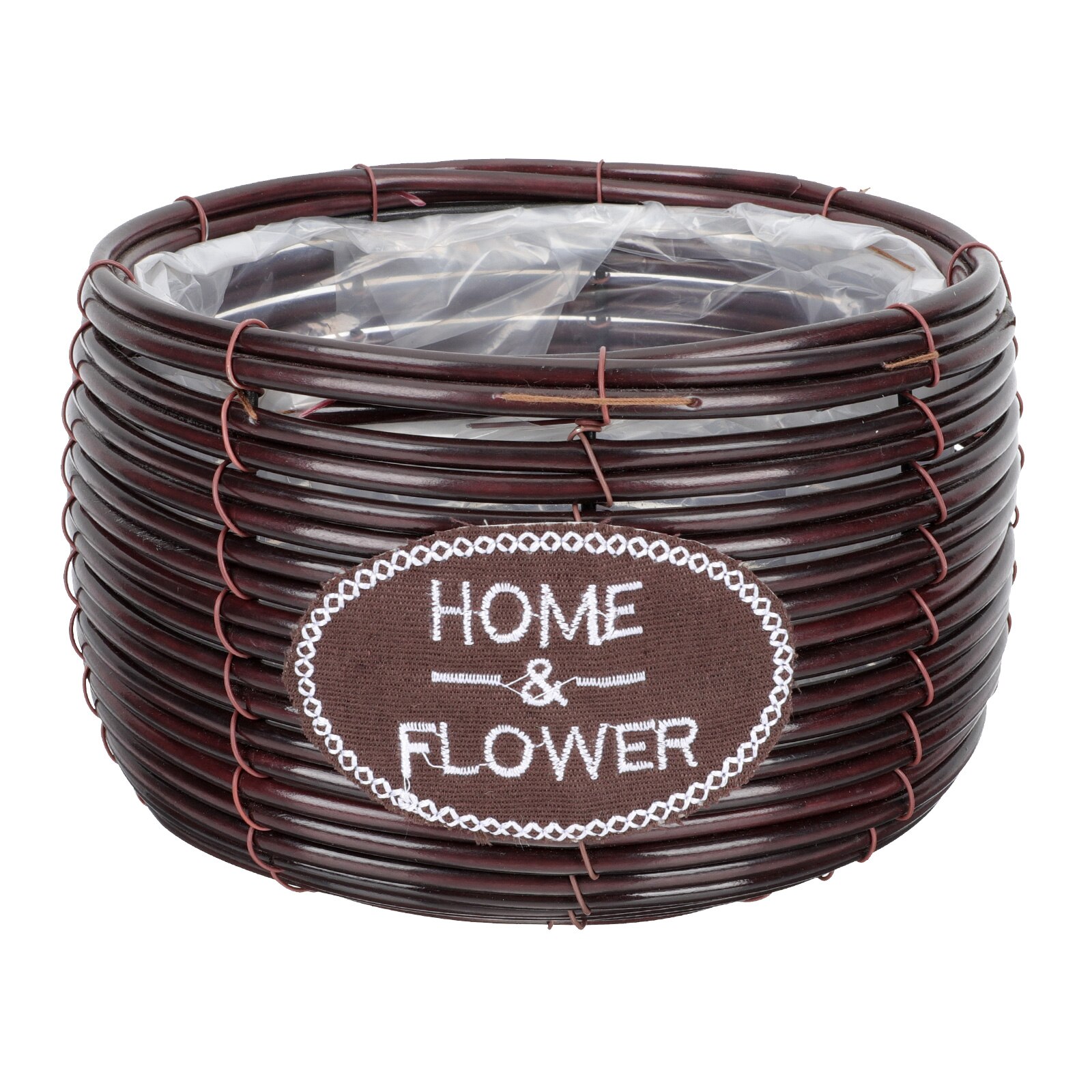 Maceta tejida, cesta creativa para plantar flores, contenedor para arreglos florales