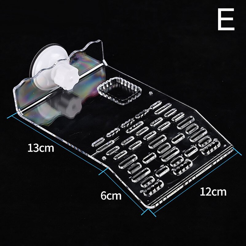 Schildpad Platform Acryl Drijvende Eiland Schildpad Reptiel Pet Koesteren Terug Drijvende Platform Schildpad Klim Plank Aquarium Tool: E