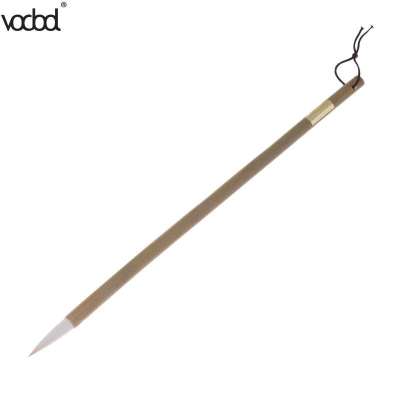 Bamboo Calligraphy Writing Pen Artist Chinese Ink Painting Goat Hair Brush Pens Kids Learn Stationery Tools School Supplies