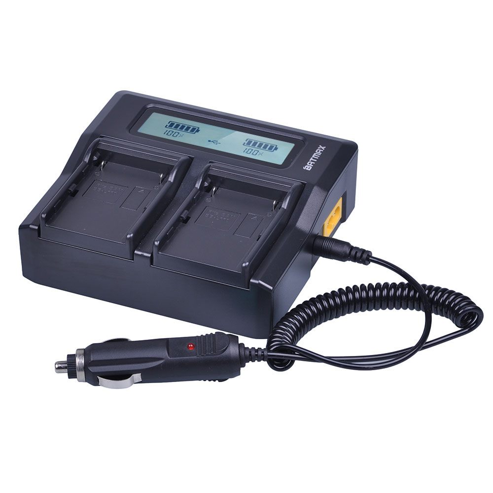 Cargador de batería Dual Rapid LCD para Topcon BT 65Q BT65Q, batería de iones de litio GTS 900 y GPT 9000, estación Total
