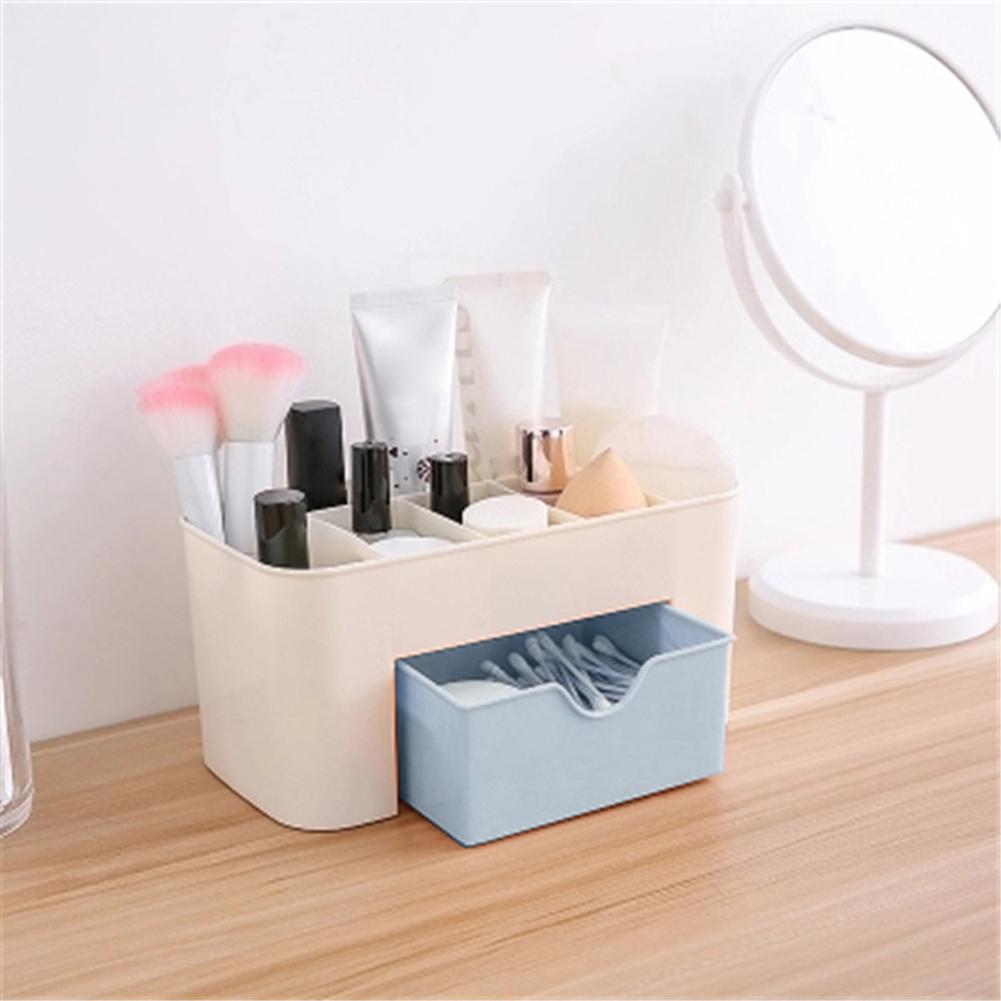 Office Desk Organizer Drawer Multi-functional Plastic 6 Grid Cosmetics Jewelry Storage Box Case Desktop Stationery Container