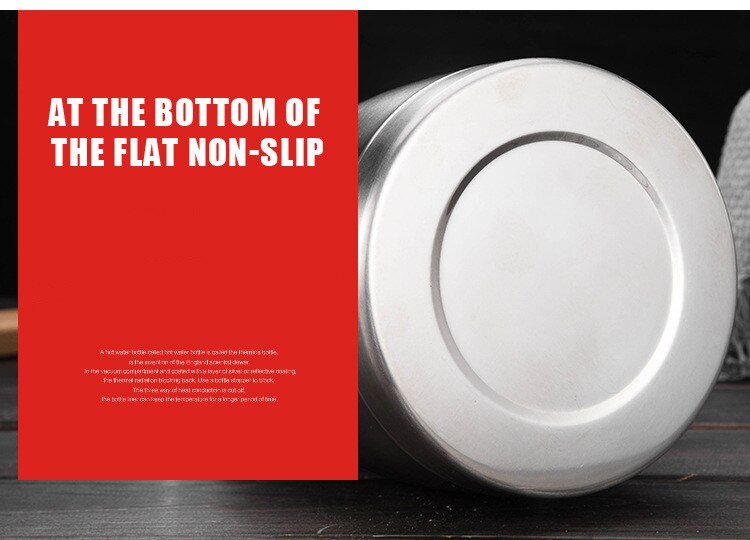 2L Thermos Flask Thermal Water Jug Pitcher Double Layer Insulated Vacuum Bottle Coffee Tea Kettle Pot with 2pcs Mugs