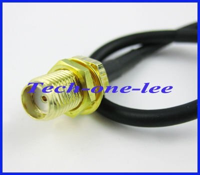 10 piece/lot SMA cable SMA female to SMA male connector pigtail cable RG174 15CM