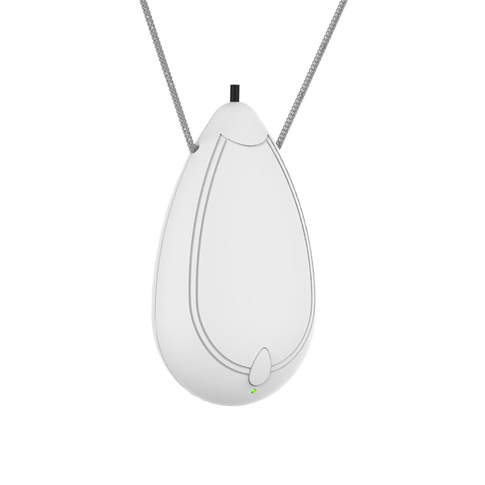 Auto Elektronica 3 Kleuren Luchtreiniger Voor Auto Ketting Hangen Draagbare Geurverspreider Auto Zuurstof Bar Negatieve Thuis Luchtverfrissers: WHITE