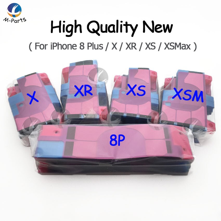100pcs Battery Adhesive Sticker For iPhone 11 Pro Max XS Max XSM XR X 8 7 6 6S Plus 5S SE 5C 5 4 Anti-Static Glue Tape Strip Tab