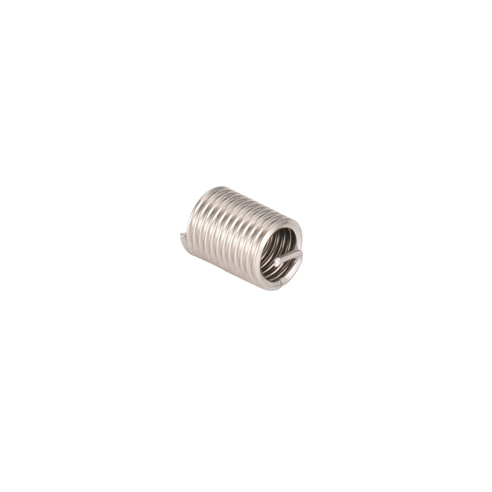 50PCS Threaded Inserts M6 1.0 2.5D Stainless Steel Wire Helicoil Fasteners Hardware Repair Tools Screw Sleeve Set