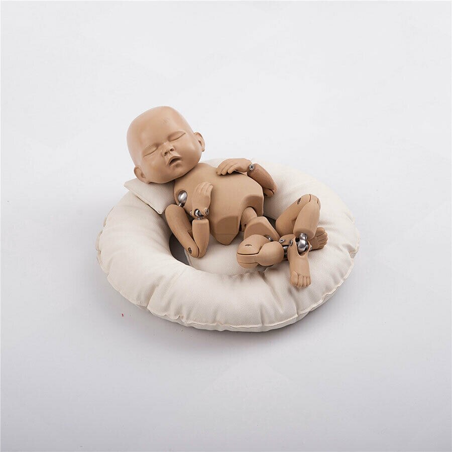 3 st o-kudde nyfödda fotografi rekvisita beanbag kuddar spädbarn foto rekvisita för studio poserar boet kudde