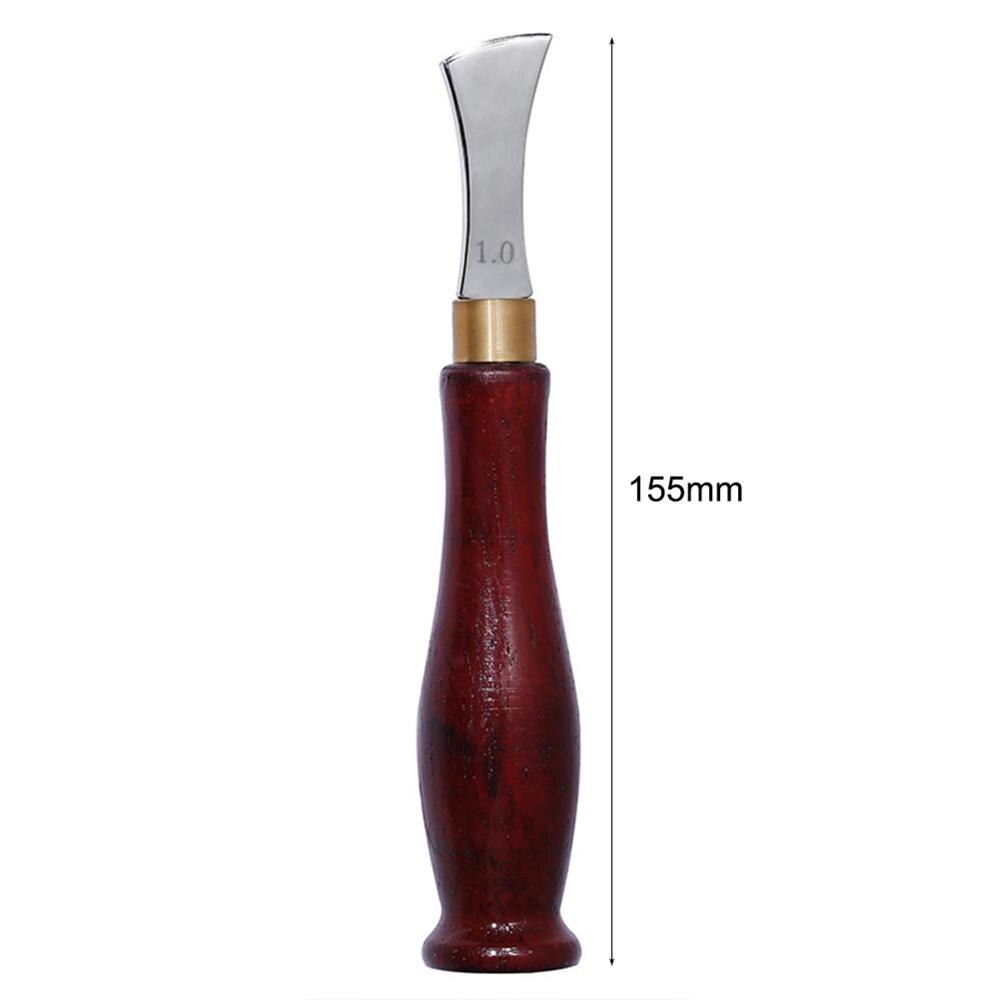 1.0-2.5mm Lederen Boog Rand Sector Ondiepe Groef Randen Koud en Warm Druk Lijn Punch Inbedding Draad Leathercraft gereedschap