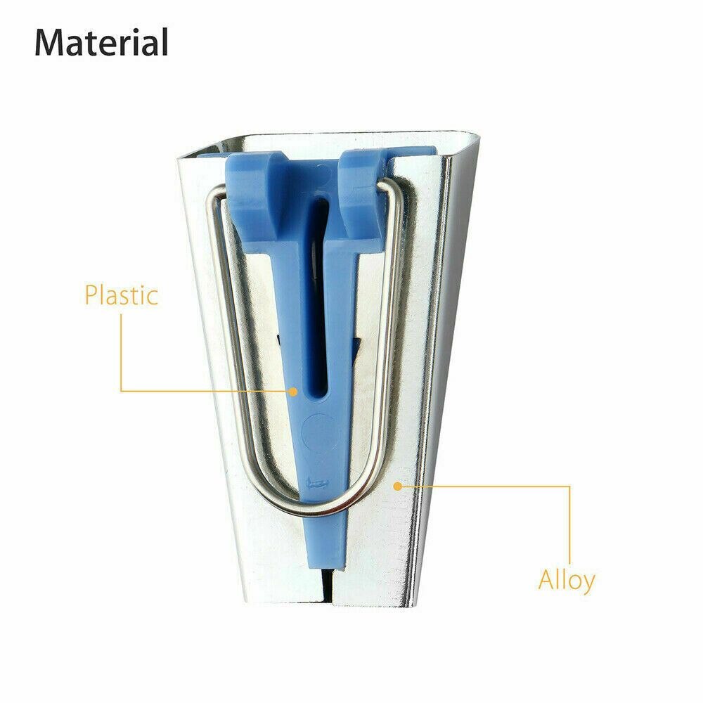 Hemming device 6/19/12/18/25mm 5 Sizes Sewing Accessories Hemming Household Sewing Tools Bias Binding Maker Belt Device Crimper5