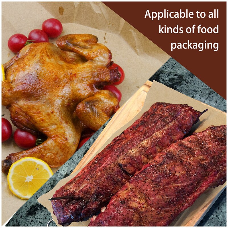 50M Bakolie Papier Barbecue Boter Brood Papier Non-stick Oliepapier Oven Papier Voor Verpakking Vel Papier Bbq party