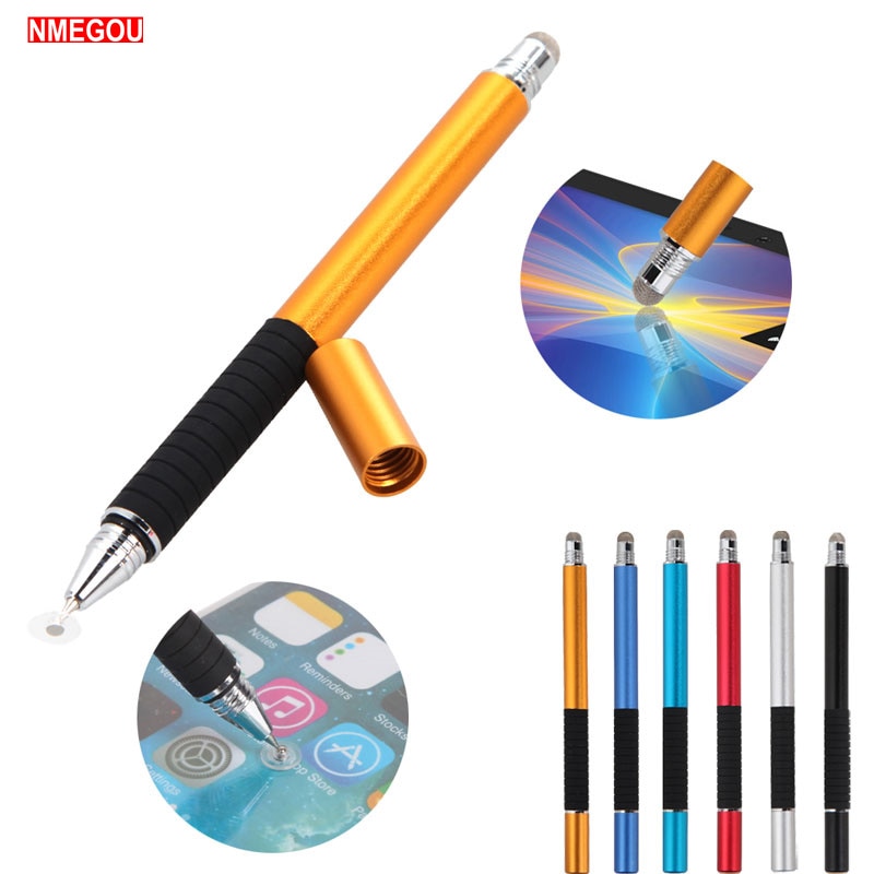 Lapiz Tactil 2 In 1 Multifunction Capacitive Stylus Touch Screen Pen for Oppo IPad IPhone Phone Tablet Drawing Touchscreen Pen