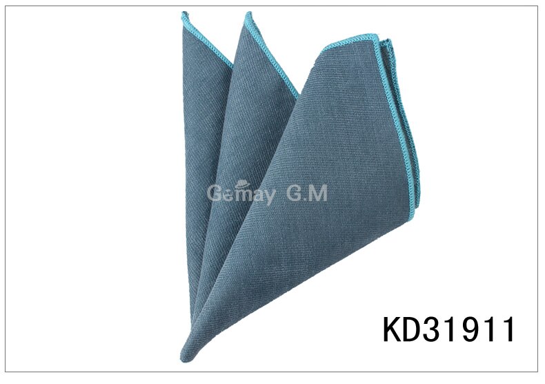 Solid Cotton Pocket Square For Men Suits Hanky Mens Handkerchiefs Casual Suit Square Handkerchief Towels For Party Scarves: KD31911
