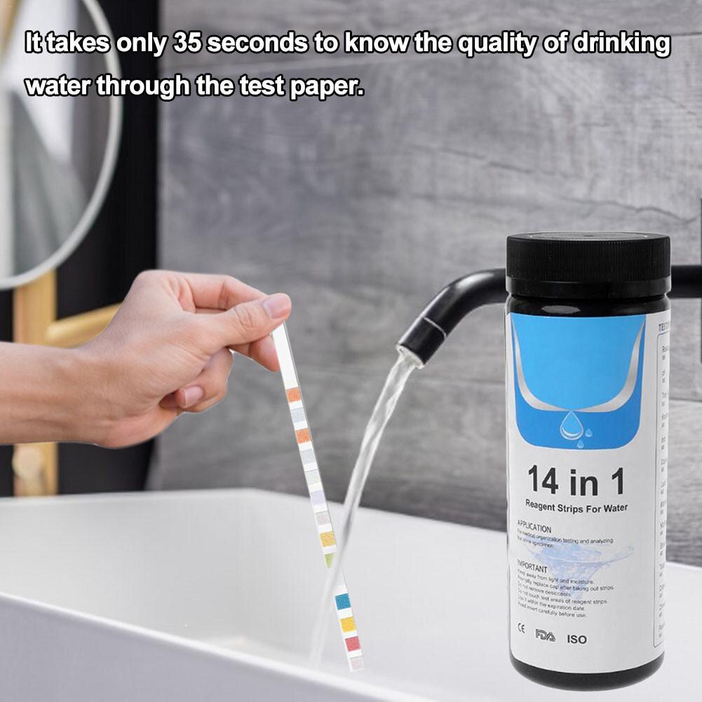 Wonder man wees onder de indruk Kranen Drinkwater Test Strip 14-In-1 Kit Milieubescherming – Grandado
