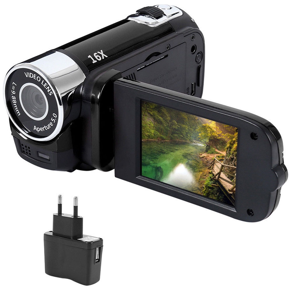 1080P Digital Camera Camcorder LED Light DVR Anti-shake Video Shooting Clear Portable High Definition