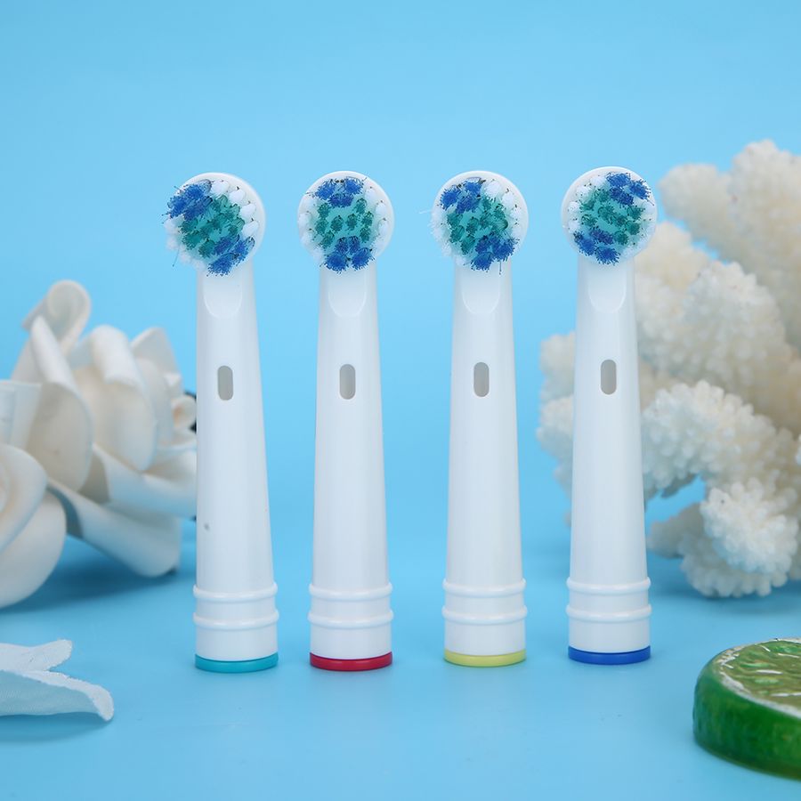 4 kpl sähköhammasharjan pään puhdistus sonic-hammasharjan vaihtopään lisävaruste oral-b-suunhoidon hampaiden valkaisutyökaluun