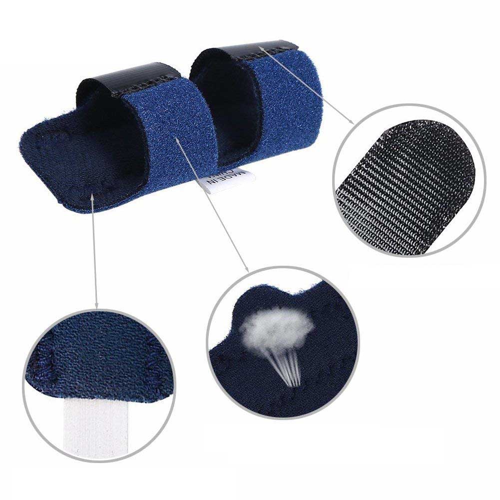 1Stck Schmerzen Linderung Aluminium Finger Schiene Bruch Fixierung Schutz befestigen Korrektor Unterstützung Mit Einstellbare Band Bandage
