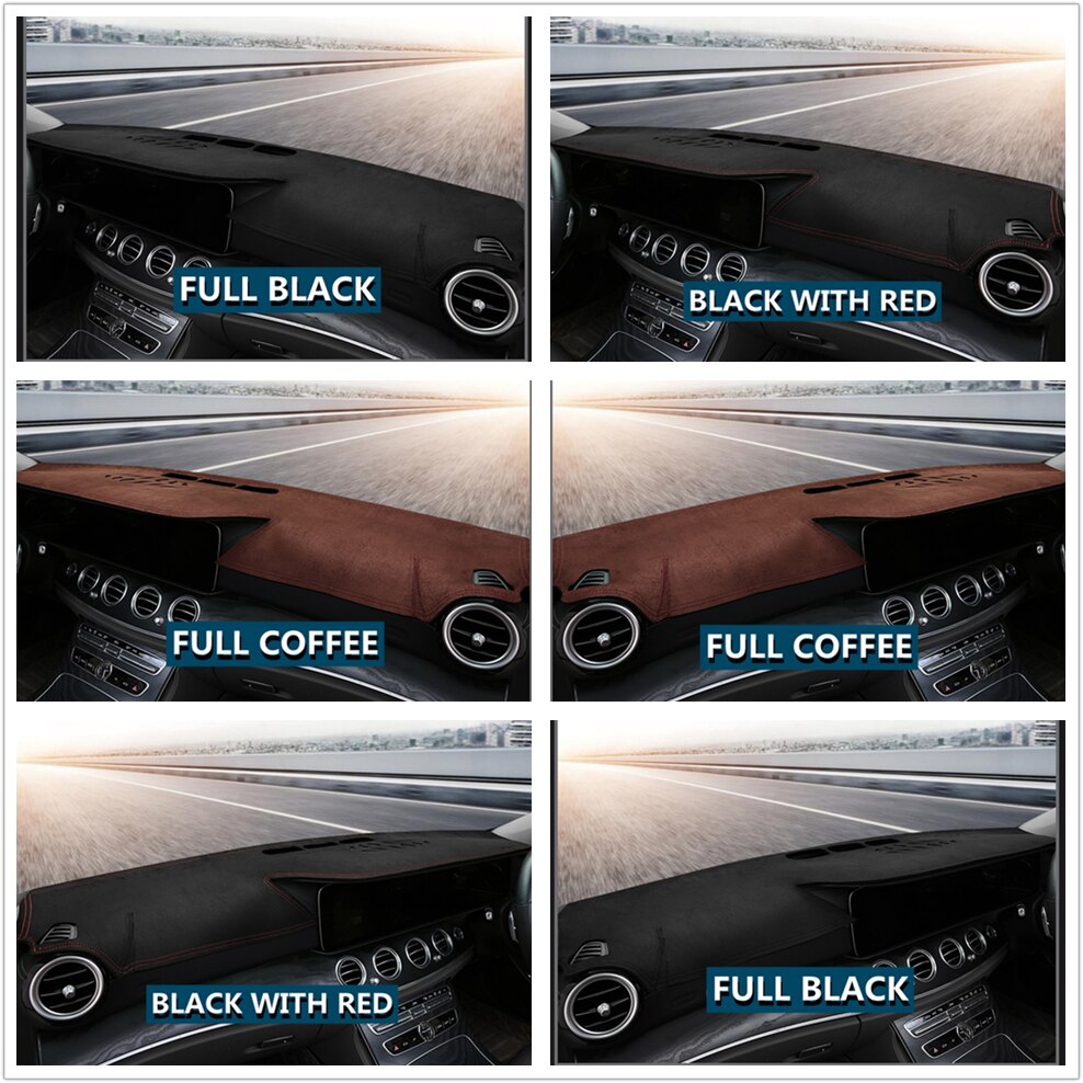 Car Suede Leather Dashmat Dash Mats Pad Dashboard Covers Sun Shade Carpet for VW Volkswagen T-cross T cross C11 2022