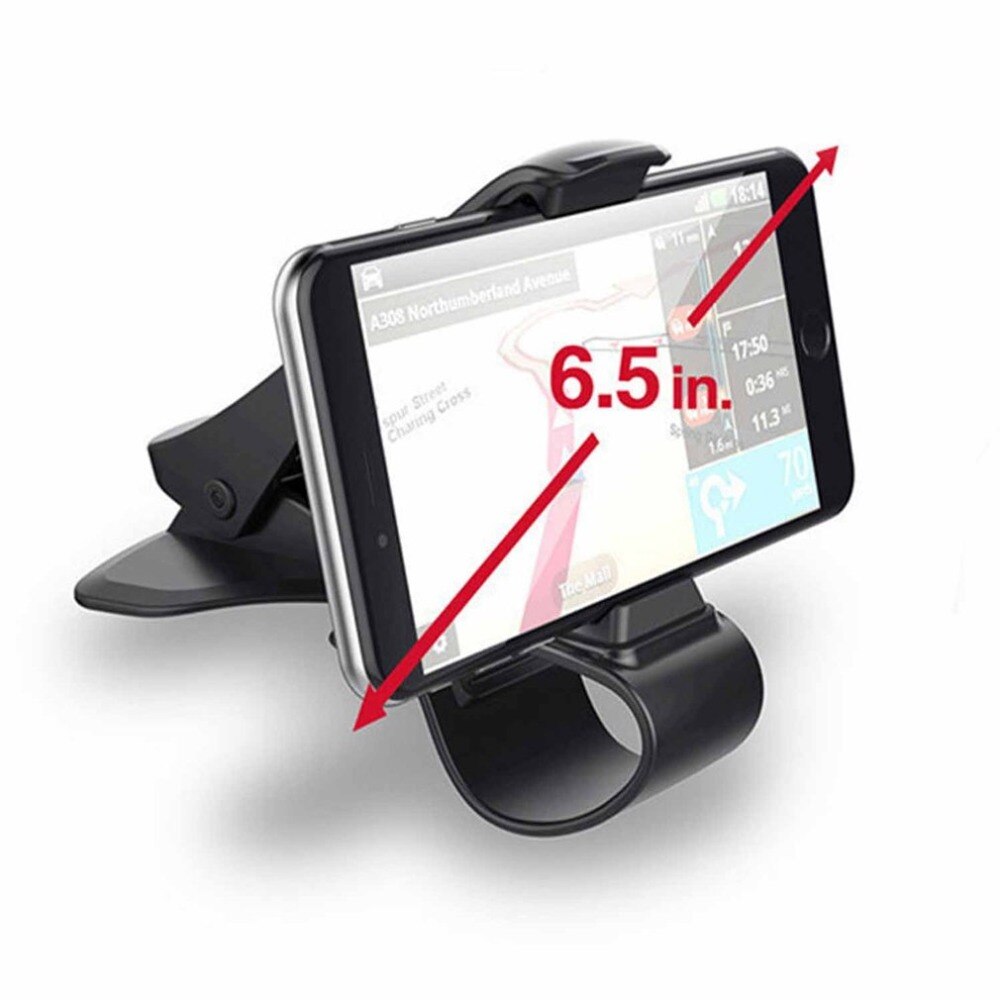 Universele Cradle Verstelbare Gps Houder Hub Dashboard Telefoon Mount Smartphone Gps Navigatie Zwarte Auto Houder Ondersteuning