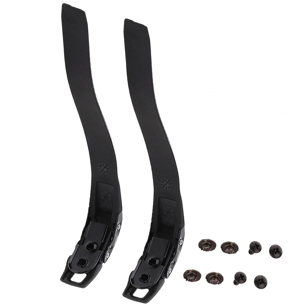 2 Sets Ersatz Robust Inline Roller Skating Skate Schuhe Energie Mit Schrauben muttern Schwarz Roller Teile Zubehör