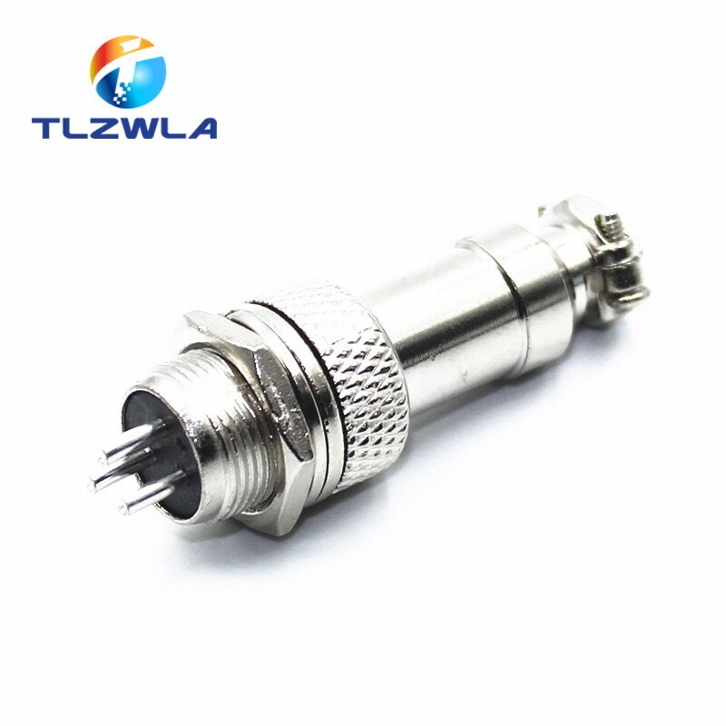 1set GX12 2/3/4/5/6/7 Pin Male + Female 12mm L88-93 Circular Aviation Socket Plug Wire Panel Connector with Plastic Cap Lid