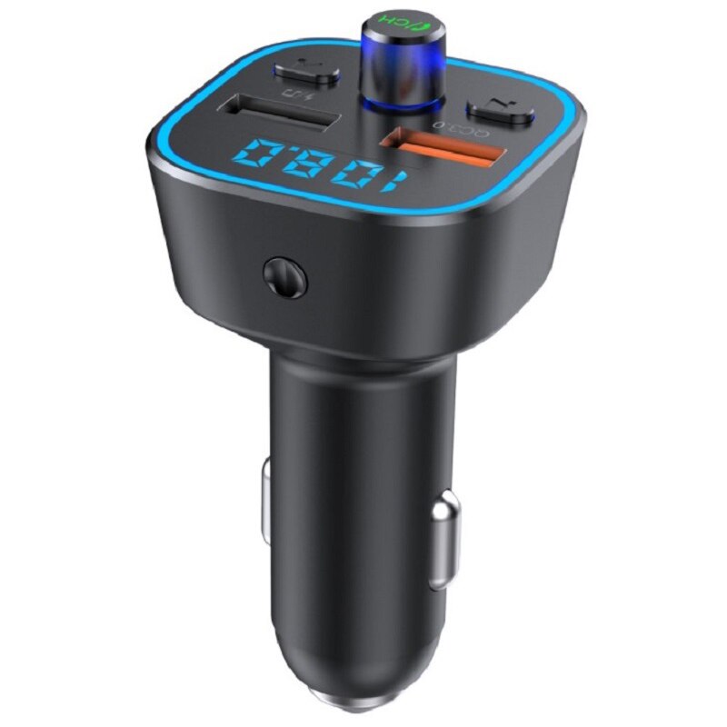 -Bluetooth Car Charger MP3 Player FM Transmitter - Wireless Radio Adapter for Vehicles