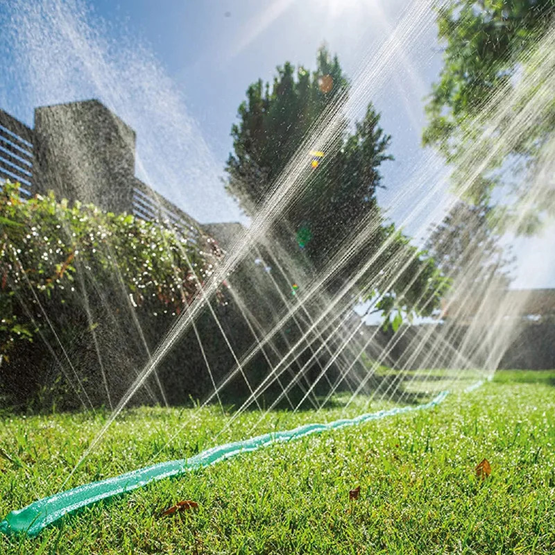 Sprinkler durchnässt Schlauch Tropfschlauch Sprinkler einstellen Garten Rasen Bewässerung Bewässerung Sprühschlauch für Garten Rasen Bewässerungssystem